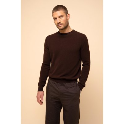 Pull Col Rond Choco Howard JUST CASHMERE