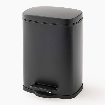 Poubelle rectangulaire en métal, 3l, 21,5x15,5x28,5cm MONOPRIX