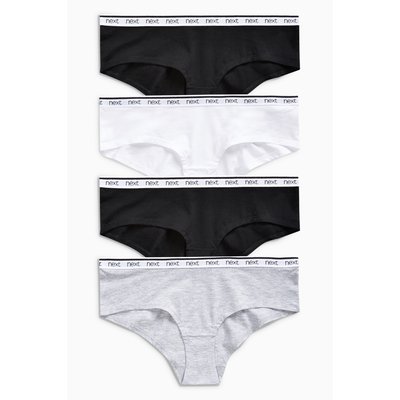 Shorts en coton avec logo, lot de 4 NEXT