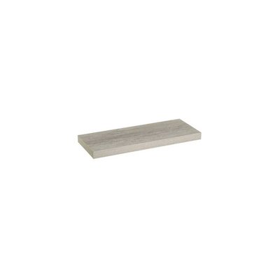Étagère Murale Tablette en Bois MDF Gris - 60cm WADIGA