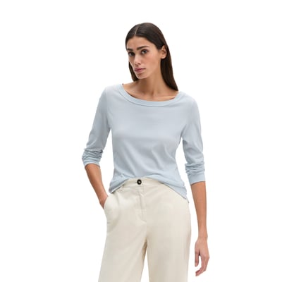 T-shirt long régulier en jersey simple de coton doux MARC O'POLO
