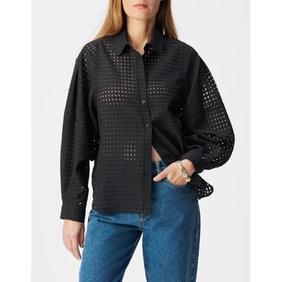Camicia in pizzo a maniche lunghe IKKS