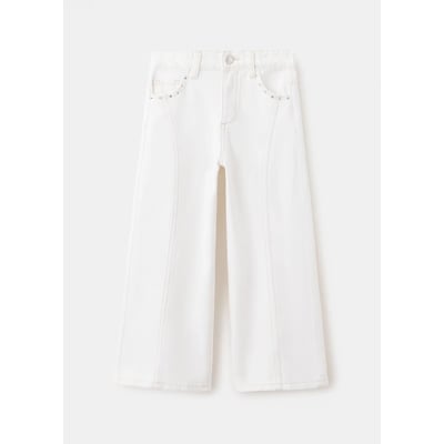 Jean style jupe-culotte clouté MANGO KIDS