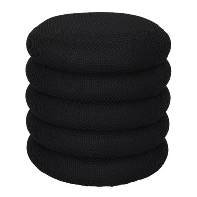 Pouf de rangement maille nid d'abeille THE HOME DECO FACTORY