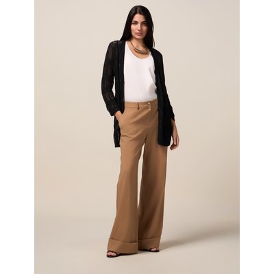 Cardigan ajouré réalisé en FIL mélangé coton OLTRE