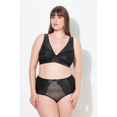 Culotte maxi à effet métallisé et dentelle ULLA POPKEN