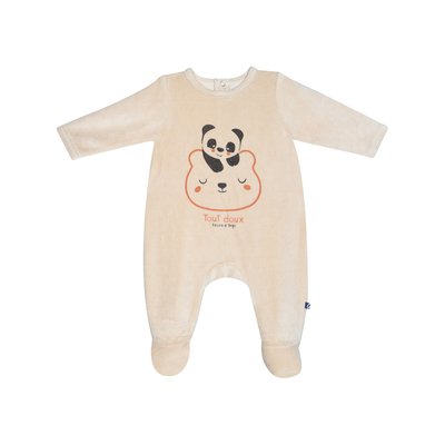 Dors bien lery velours rase pont dos bebe SUCRE D'ORGE