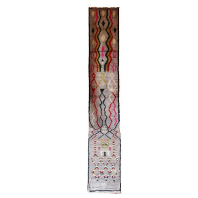 Tapis de couloir pure laine berbère 81 x 592 cm AFK LIVING