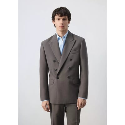 Blazer croisé coupe slim MANGO MAN