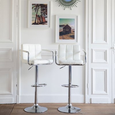 Lot de 2 tabourets de bar, MIKE HAPPY GARDEN