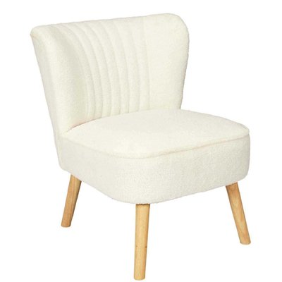 Fauteuil en tissu bouclette Erika CMP
