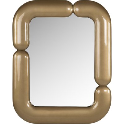 miroir mural doré design contemporain pour une déco élégante RECOLLECTION