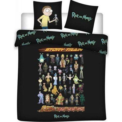 Parure de Lit Double Coton Réversible Rick et Morty HOME