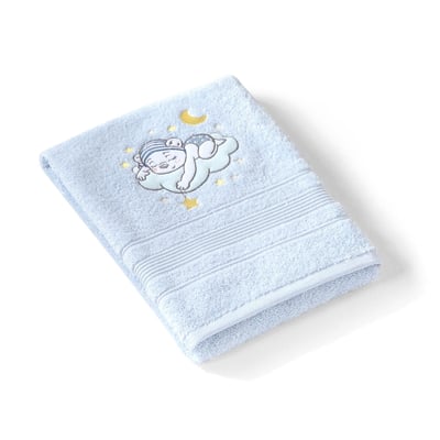 Serviette de toilette  en Coton 500g/m² modèle brodé - KATY TRADITION DES VOSGES