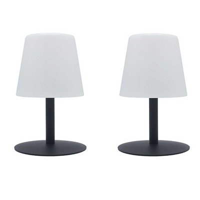 Lot de 2 Lampe de table sans fil LED STANDY MINI ROCK LUMISKY