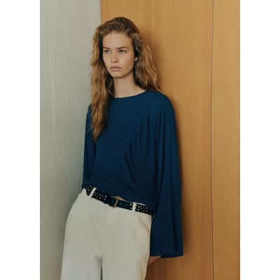 Blouse fluide détail froncé MANGO TEEN