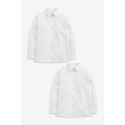 Chemises stretch à manches longues, lot de 2 NEXT