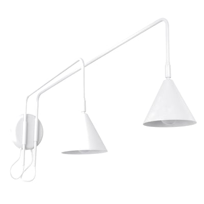 Applique murale Blanc E14 2 NOX EDEN