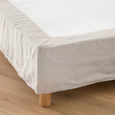 Kurze Betthusse Abella aus gewaschenem Leinen, uni LA REDOUTE INTERIEURS