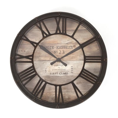 Pendule vintage Ø39 x 7,7  d'épaisseur ATMOSPHERA