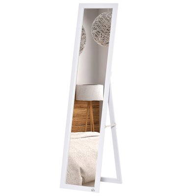 Miroir sur pied et mural rectangulaire HOMCOM