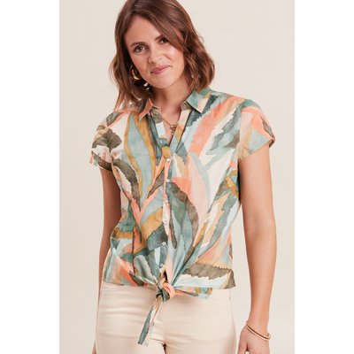 Chemise manches courtes nouée BREAL