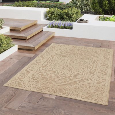 Tapis extérieur tissé kilim rectangle LUMIERE 5 UN AMOUR DE TAPIS