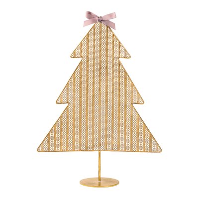 Sapin en métal doré à poser - Grand modèle MATHILDE M