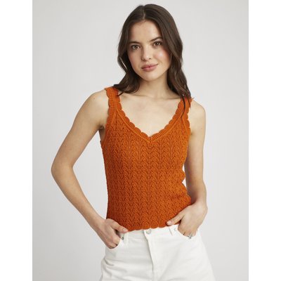 Débardeur ajouré en crochet BZB