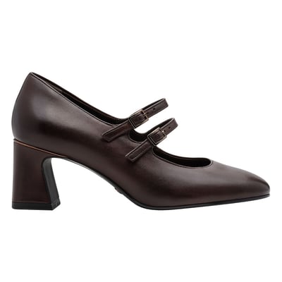 Riemchenpumps aus Leder, Absatz TAMARIS