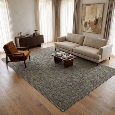 Tapis vintage oriental à relief  ALMA HERITAGE THE DECO FACTORY