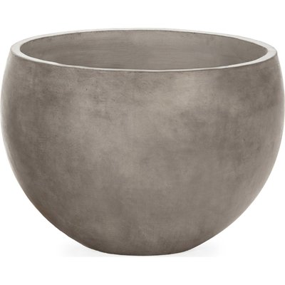 Cache pot ciment  antracite  design contemporain RECOLLECTION
