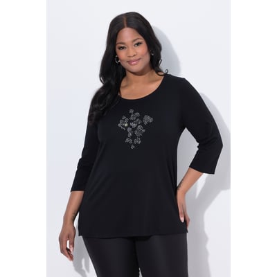 T-shirt évasé en coton Pima ULLA POPKEN