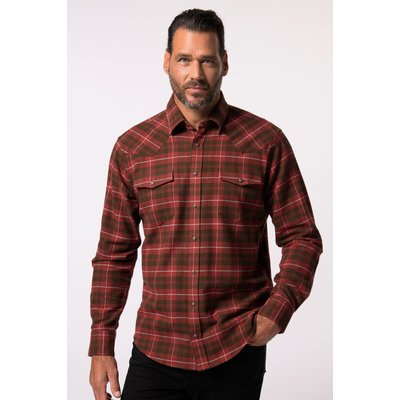 Chemise en flanelle à carreaux. Col JP1880