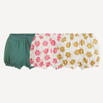 Lote de 3 pantalones cortos bombachos LA REDOUTE COLLECTIONS