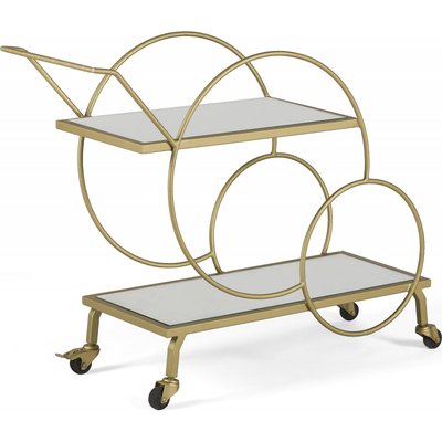 Bar en métal et miroir, design élégant RECOLLECTION