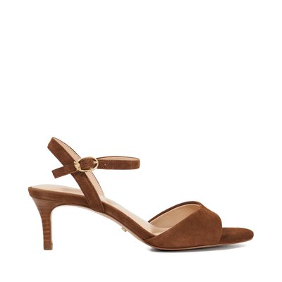 Sandales en cuir à bout ouvert et talon carré - MADDIES DUNE LONDON
