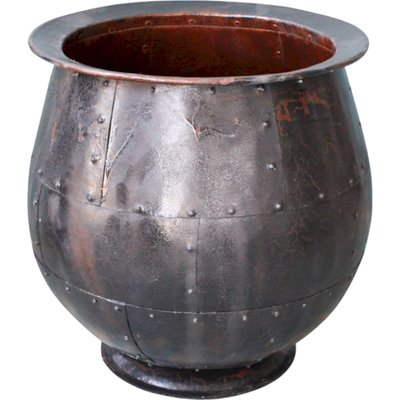 Pot de fleurs métal  style industriel pour décoration élégante RECOLLECTION