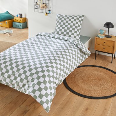 Miley Checkerboard 100% Cotton Child's Bed Set LA REDOUTE INTERIEURS