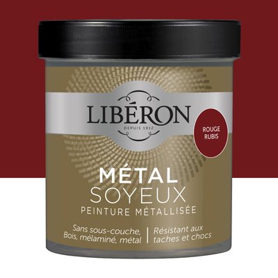 Peinture décorative intérieure Le Métal Soyeux, Les rouges LIBERON