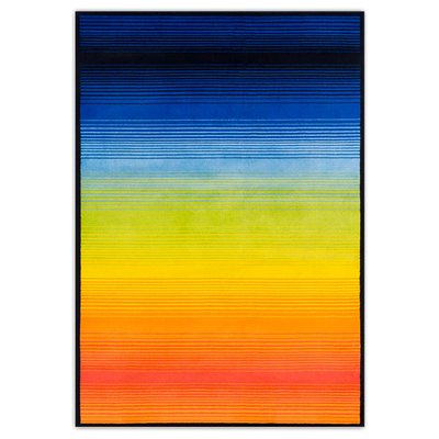 Tapis géométrique Happy Color tissé machine THEKO
