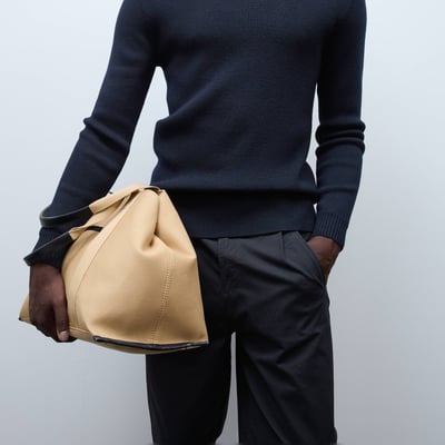 Pull col rond boutonné contenant de la laine MONOPRIX