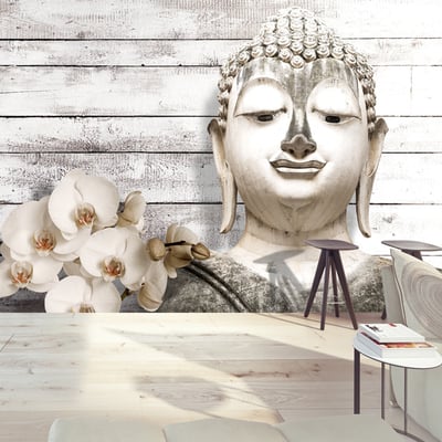 Papier peint intissé panoramique Orient Smiling Buddha EDEN