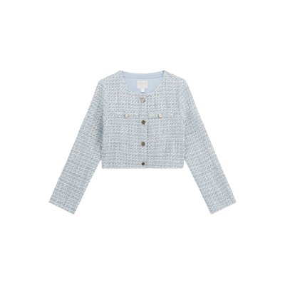 Blazer Cropped En Tweed GUESS KIDS