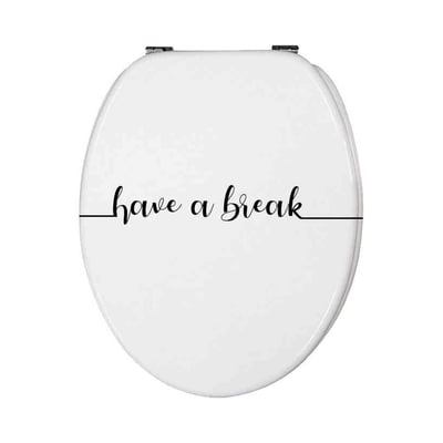 Abattant WC Thermodur "Have a break" BREAK GUY LEVASSEUR