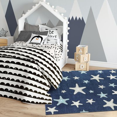 Tapis enfant tissé motif géométrique NOURNA 4 UN AMOUR DE TAPIS