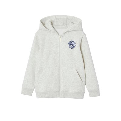 Sweat zippé à capuche Basics VERTBAUDET