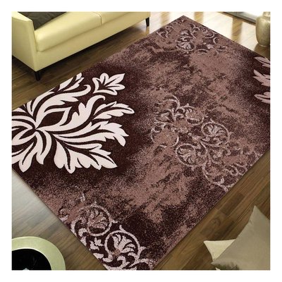 Tapis chambre tissé motif baroque BAR UN AMOUR DE TAPIS