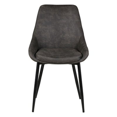 Chaise tissu effet daim ZAGO