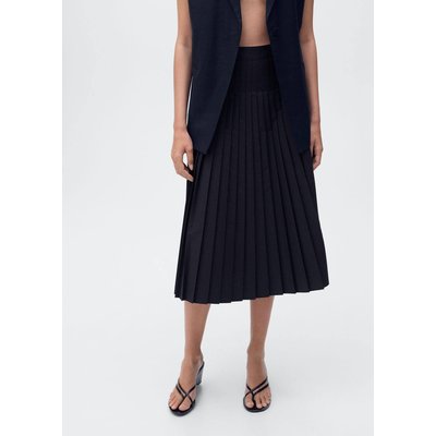 Jupe midi plissée MANGO